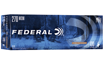 FE270WSME_1 Federal Power-Shok .270 WSM 130gr SP 20rd