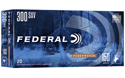 Federal Power-Shok .300 Savage 150 gr Jacketed Soft Point – 20rd