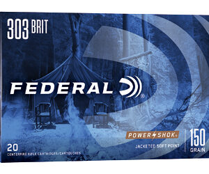 Federal Power-Shok .303 British 150 gr JSP — 20rd Box