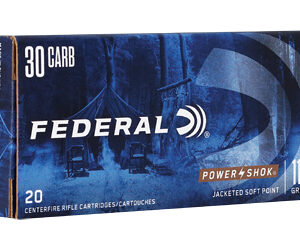 Federal Power-Shok .30 Carbine 110gr SP RN – 20 ct