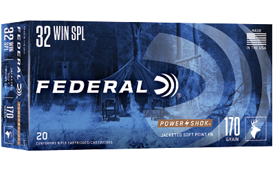 FE32A_1 Federal Power-Shok 32 Winchester Special 170Gr – 20rd Box