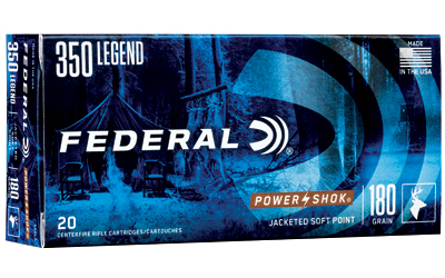 FE350LA_1 Federal Power-Shok .350 Legend 180gr SP, 20 ct
