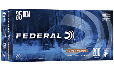 FE35A_1 Federal Power-Shok .35 Rem 200gr JSP — 20 Rd Box