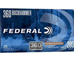 Federal PowerShok 360 Buckhammer 200 gr JSP 20rd