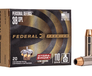 Federal Premium Hydra-Shok .38 Special 110gr JHP 20rd