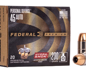 Federal Premium Hydra-Shok .45 ACP 230 gr JHP – 20rd