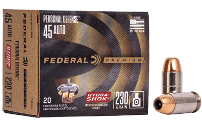 Federal Premium Hydra-Shok .45 ACP 230 gr JHP – 20rd