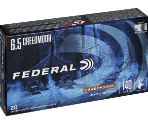 Federal Power-Shok 6.5 Creedmoor 140 gr SP – 20rd