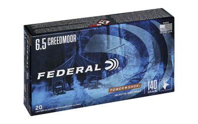 FE65CRDB_1 Federal Power-Shok 6.5 Creedmoor 140 gr SP – 20rd