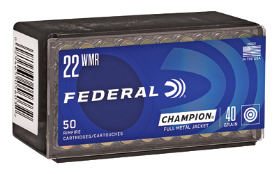 Federal Champion .22 WMR 40gr FMJ 50rd Box