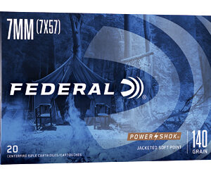 Federal Power-Shok 7X57 Mauser 140 gr SP 20rd