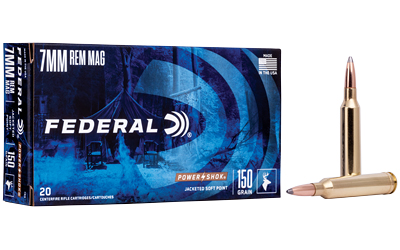 FE7RA_1 Federal Power-Shok 7mm Rem Mag 150gr SP 20rd