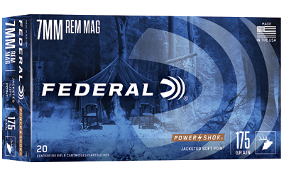 FE7RB_1 Federal Power-Shok 7mm Rem Mag 175gr SP 20rd