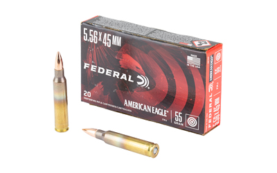 Federal American Eagle 5.56×45 55gr FMJ — 20rd Box