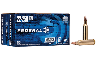 FEAE2225050VP_1 Federal American Eagle .22-250 Rem 50 gr JHP 50rd
