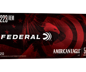 Federal American Eagle .223 Rem 50 gr JHP — 20rd Box