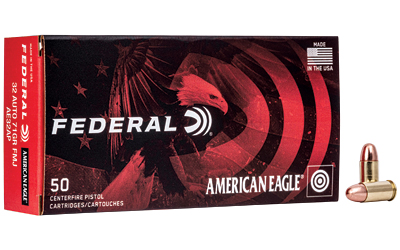 FEAE32APBX_1 Federal American Eagle 32 ACP 71 gr FMJ – 50 rd Box