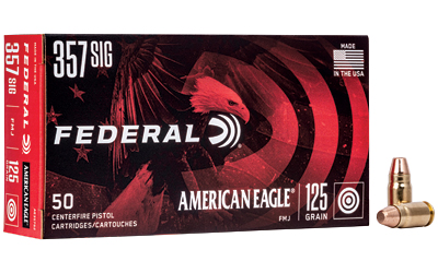 FEAE357S2_1 Federal American Eagle .357 SIG 125 gr FMJ – 50rd