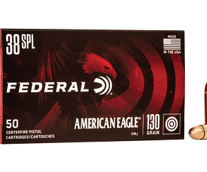 Federal American Eagle .38 Special 130 gr FMJ 50 rd