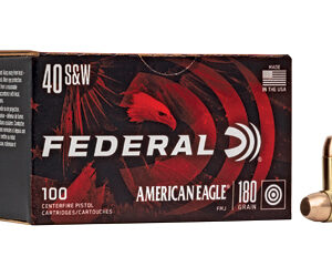 Federal American Eagle .40 S&W 180 gr FMJ – 100 rd