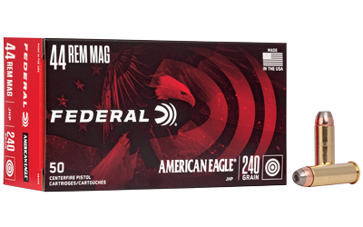 FEAE44ABX_1 Federal American Eagle .44 Rem Mag 240gr JHP 50rd