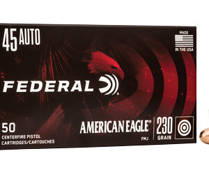 Federal American Eagle .45 ACP 230 gr FMJ – 50 Rounds