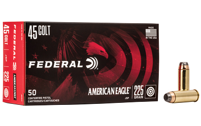FEAE45LCBX_1 Federal American Eagle .45 Colt 225gr JSP – 50rd Box