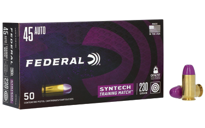 FEAE45SJ2_1 Federal Syntech 45 ACP 230 gr TSJ 50 rd
