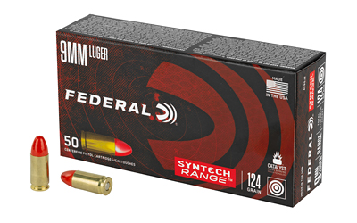 FEAE9SJ2_1 Federal American Eagle Syntech Range 9mm 124gr TSJ 50rd