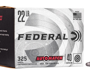 Federal AutoMatch Champion .22 LR 325rd Rimfire Ammo