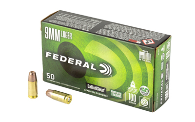 Federal BallistiClean 9mm 100gr Lead-Free Frangible 50 rd