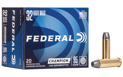 FEC32HRA_1 Federal Champion .32 H&R Magnum 95gr LSWC 20 rd