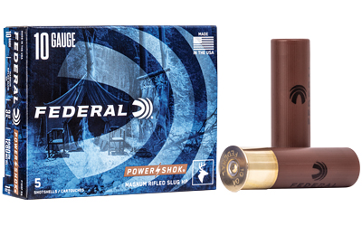 Federal Power-Shok 10ga 3.5″ 1-3/4 oz Rifled Hollow Point Slug