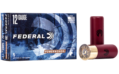 Federal Power-Shok 12ga 2.75in 1oz Sabot Slug – 5rd Box