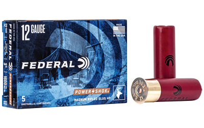 Federal Power-Shok Rifled Slug 12 GA 3 in. 1-1/4 oz 5rd