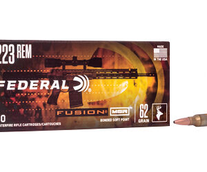 Federal Fusion MSR .223 Rem 62 gr Soft Point, 20rd