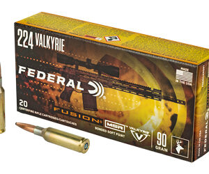 Federal Fusion .224 Valkyrie 20rd Box