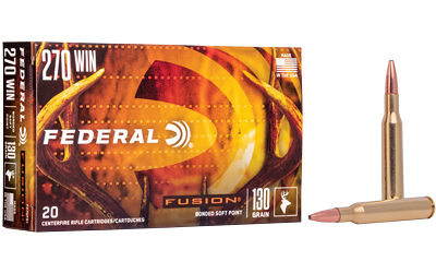 FEF270FS1_1 Federal Fusion .270 Win 130 gr 20rd Box