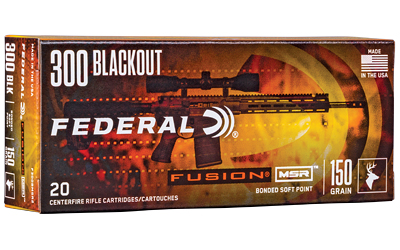 Federal Fusion MSR .300 Blackout 150 gr JSP 20rd
