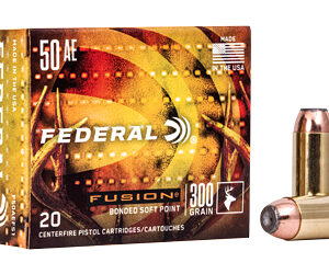 Federal Fusion .50 AE 300gr Fusion SP 20rd