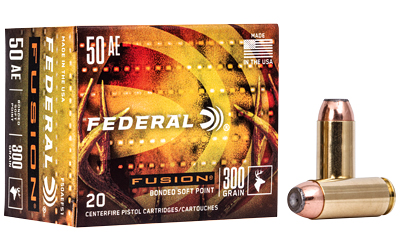 FEF50AEFS1_1 Federal Fusion .50 AE 300gr Fusion SP 20rd