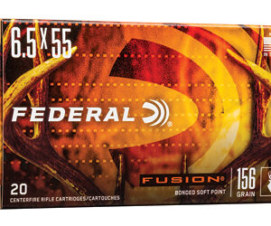 Federal Fusion 6.5×55 Swedish 156gr SP 2500 fps