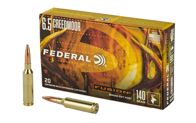 FEF65CRDFS_1 Federal Fusion 6.5 Creedmoor 140 gr – 20rd Box