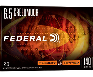 Federal Fusion 6.5 Creedmoor 140gr Tipped 20rd Box