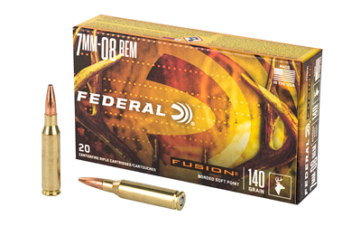 Federal Fusion 7mm-08 Rem 140gr Soft Point – 20rd Box