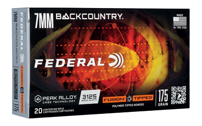 FEF7BCTFS2_1 Federal Fusion 7mm Backcountry 175gr 20rd