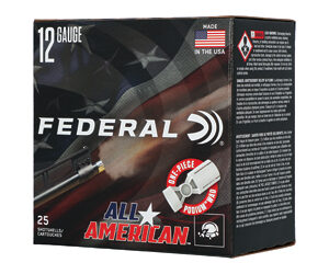 Federal All American 12GA 2-3/4″ 1-1/8oz #7.5 25ct