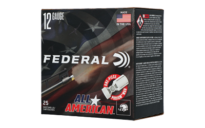 Federal All American 12GA 2-3/4″ 1-1/8oz #7.5 25ct