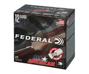 Federal All-American 12GA 2-3/4″ 1-1/8oz #7.5, 25/Box