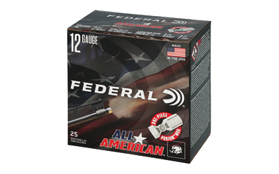FEFAA12HC75_1 Federal All-American 12GA 2-3/4″ 1-1/8oz #7.5, 25/Box